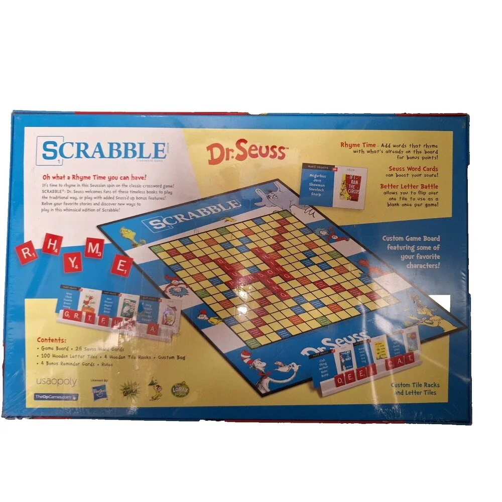 USAOPOLY Scrabble Dr.‎ Seuss Board Game